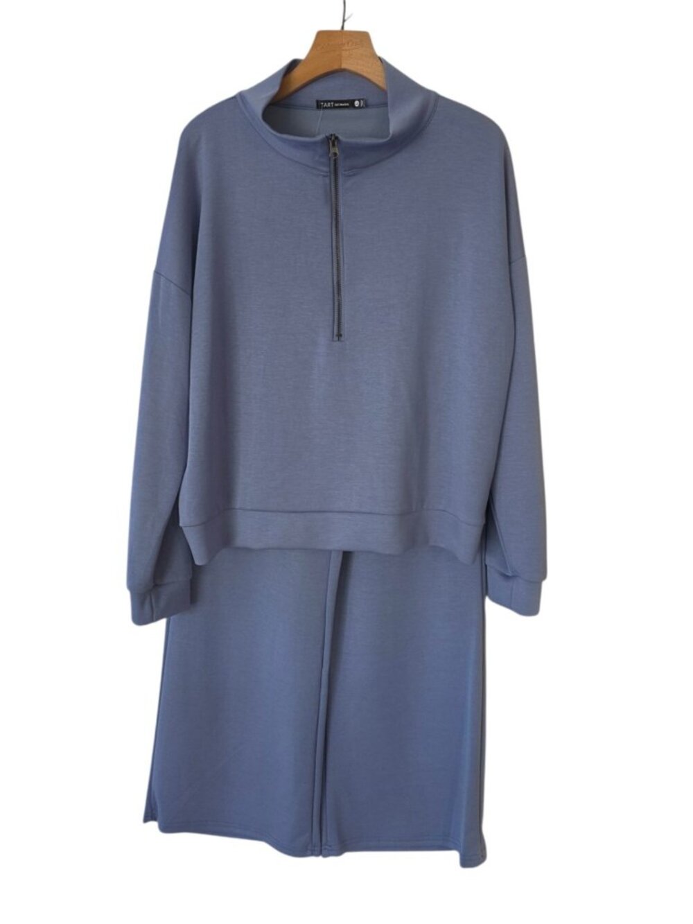Tart Intimates Lounge Set Sweatshirt And Pants Heavy Stretch Blue Large‎ NEW NWT